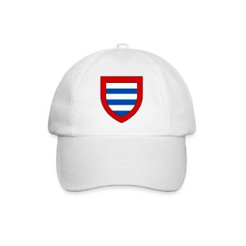 Wappen der Goële - Baseballkappe - Weiß/Weiß - Vorne