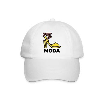 High Heel Shoe Moda Italy Fashion Vacation - Baseball Cap - white/white - Front