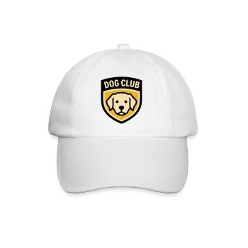 Club de chiens du Logo de l’école de chiens Golden Retriever - Casquette classique - blanc/blanc - Devant