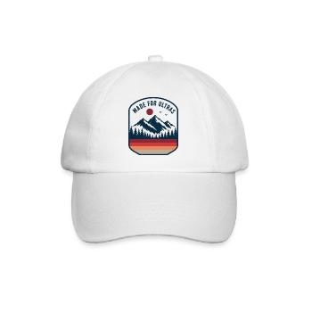 Mountains - Made for Ultras - Baseball Cap - white/white - Front