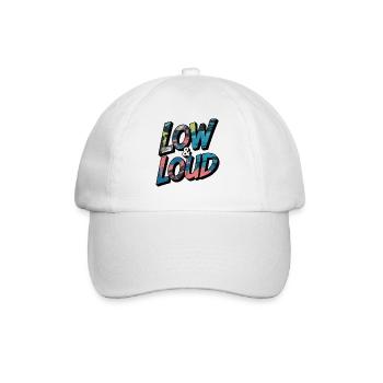 Low and Loud Auto Tuning Streetwear Motif - Baseball Cap - white/white - Front