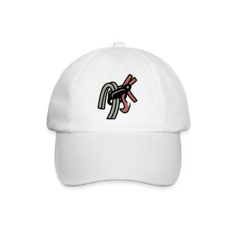 Dispositif d’assurage, mouston d’escalade Bloc - Casquette classique - blanc/blanc - Devant