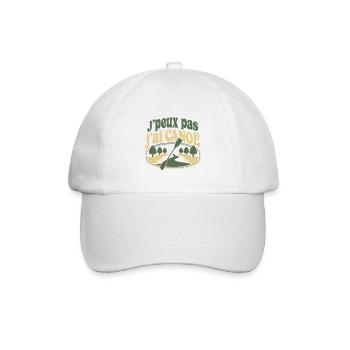 J'peux pas j'ai CANOË - Casquette classique - blanc/blanc - Devant