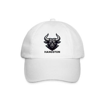 Hangston Bull Head Logo - Casquette classique - blanc/blanc - Devant