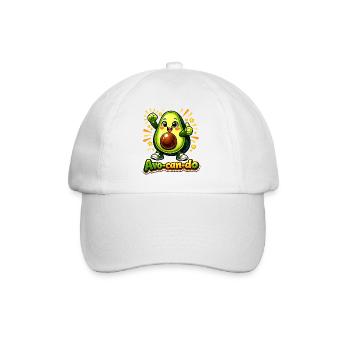 Cute Avocado Avo-can-do Motivational Pun - Baseball Cap - white/white - Front