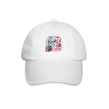 Mes livres m'appellent - Casquette classique - blanc/blanc - Devant