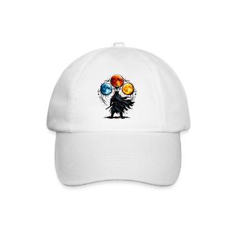 Mage de la Lune des Trois Lunes - Casquette classique - blanc/blanc - Devant