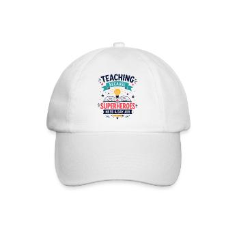 Funny Teacher Appreciation - Baseball Cap - white/white - Front