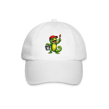 Caméléon avec couleur - Casquette classique - blanc/blanc - Devant