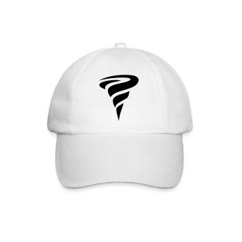 tornado - Baseball Cap - white/white - Front