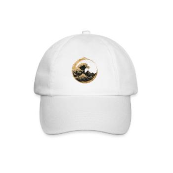 Zen Wave – Inner Strength & Balance - Baseball Cap - white/white - Front