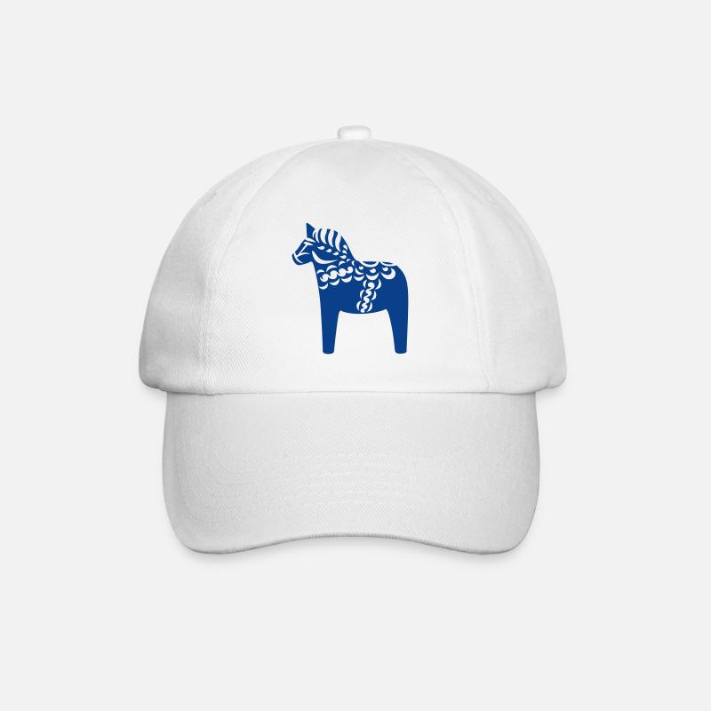 Cheval de Dala - Casquette classique - blanc/blanc