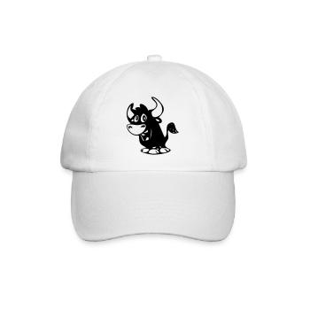 Bull - Baseball Cap - white/white - Front