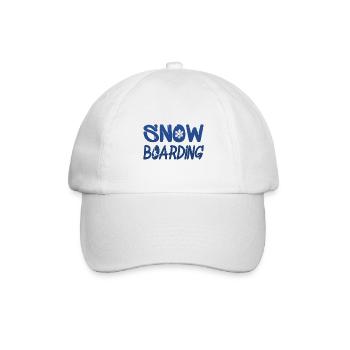 snowboarding - Baseballkappe - Weiß/Weiß - Vorne