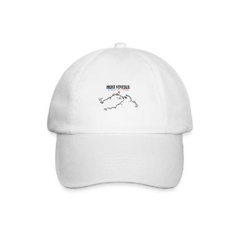 Vélo Mont Ventoux carte le Ventoux à velo - Casquette classique - blanc/blanc - Devant