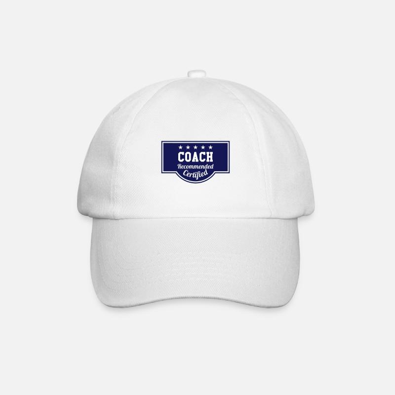 Coach recommandé et certifié - Casquette classique - blanc/blanc