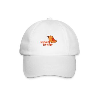 Kleiner Bruder - Baseballkappe - Weiß/Weiß - Vorne