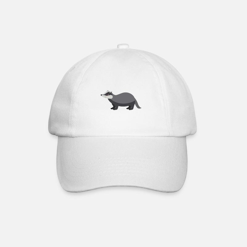 Blaireau - Casquette classique - blanc/blanc