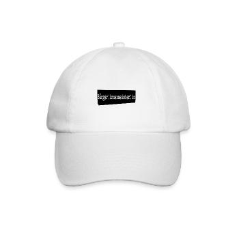 bürgerinnenmeisterin schwarz - Baseballkappe - Weiß/Weiß - Vorne