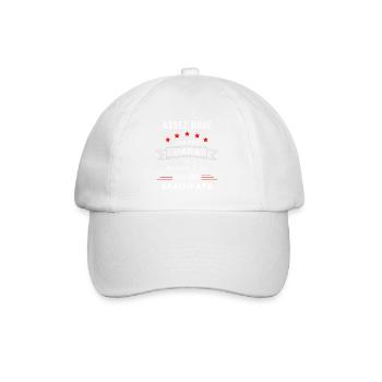 Cadeau beau papa - Casquette classique - blanc/blanc - Devant