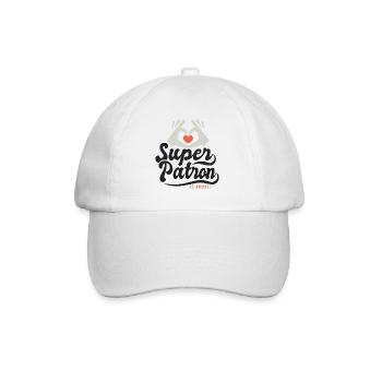 Super patron l'unique cadeau patron - Casquette classique - blanc/blanc - Devant