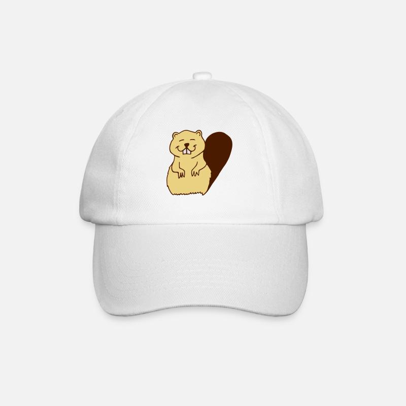 castor - Casquette classique - blanc/blanc