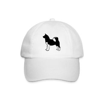 American Akita - Baseballkappe - Weiß/Weiß - Vorne