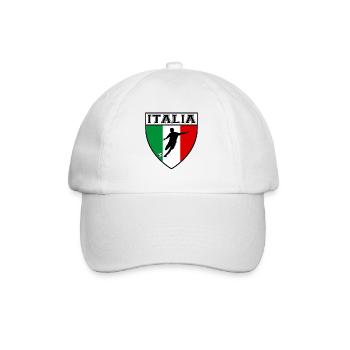 italia_football_design - Baseballkappe - Weiß/Weiß - Vorne