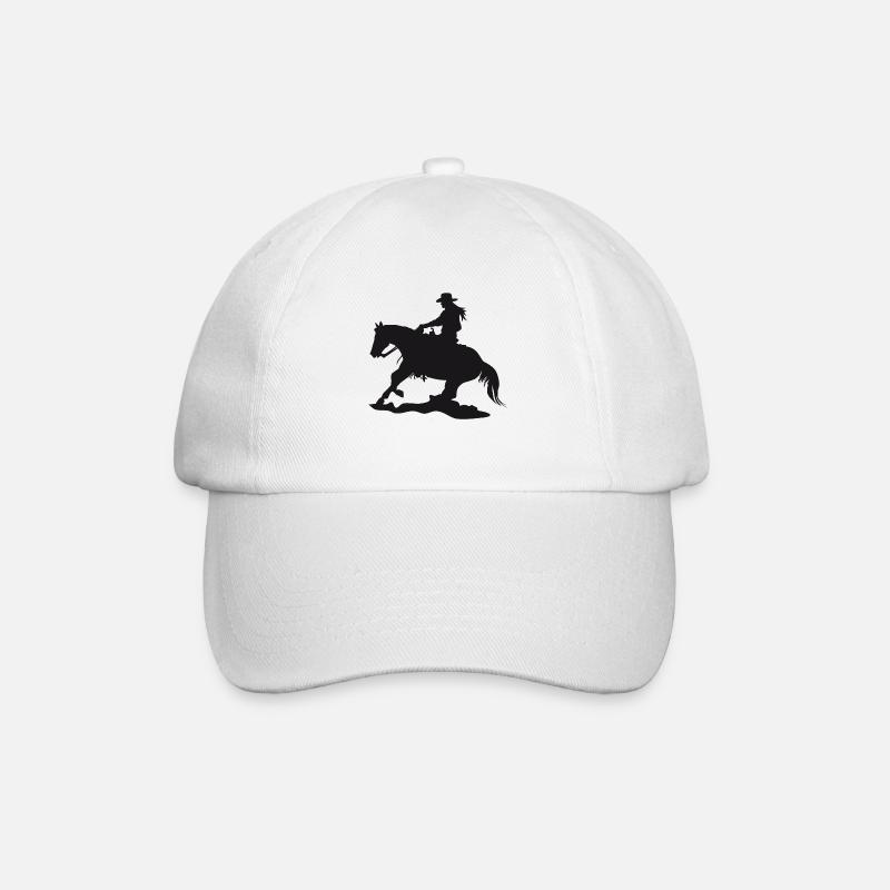 Sliding stop - Baseball Cap - white/white