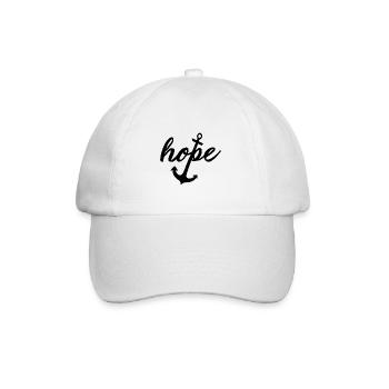 Hoffnung 1N - Baseballkappe - Weiß/Weiß - Vorne
