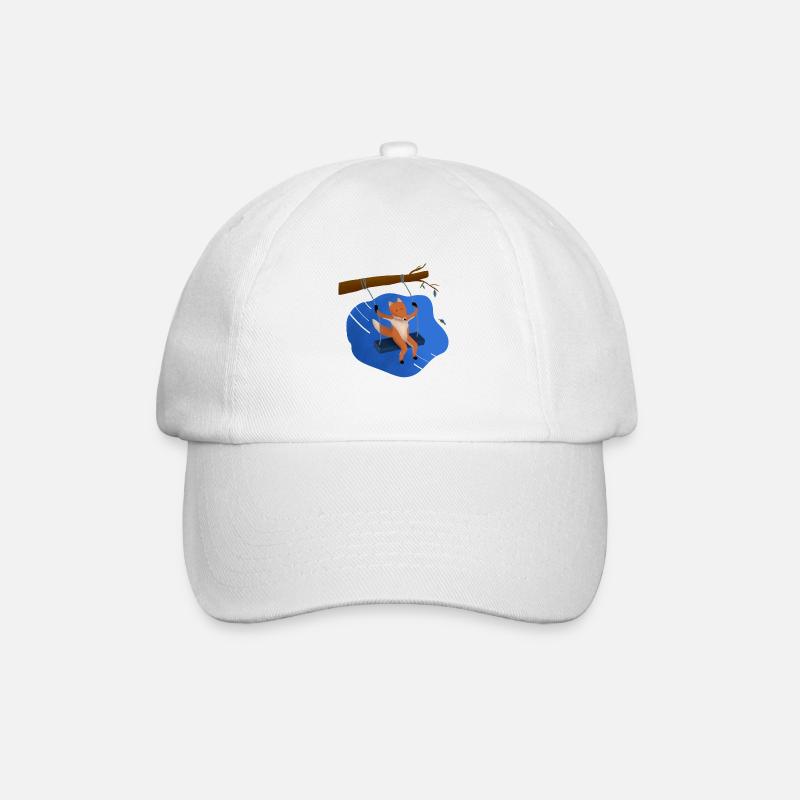 Herbstschaukel - Baseballkappe - Weiß/Weiß