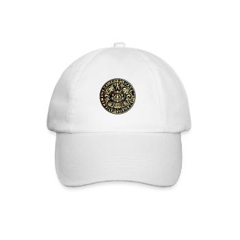 Calendrier aztèque - Casquette classique - blanc/blanc - Devant