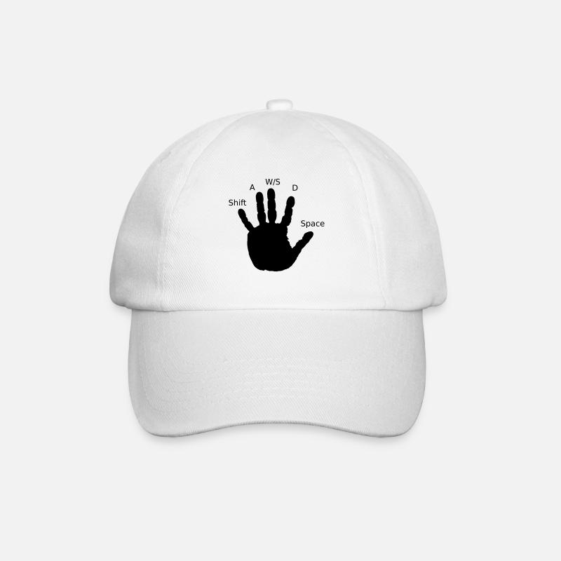 Gamer Hand - Casquette classique - blanc/blanc