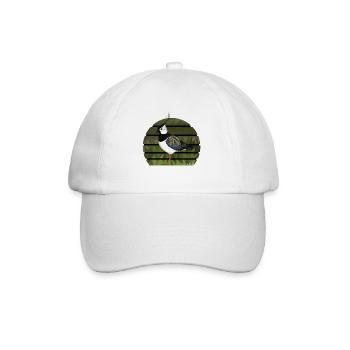 jz.birds vanneau oiseau design animal - Casquette classique - blanc/blanc - Devant