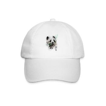 Watercolor Panda Bear - Casquette classique - blanc/blanc - Devant