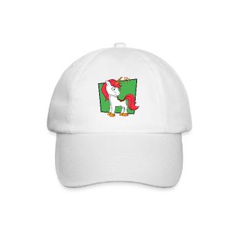 unicorn - Baseball Cap - white/white - Front