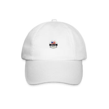 États-Unis, en Amérique, - Casquette classique - blanc/blanc - Devant
