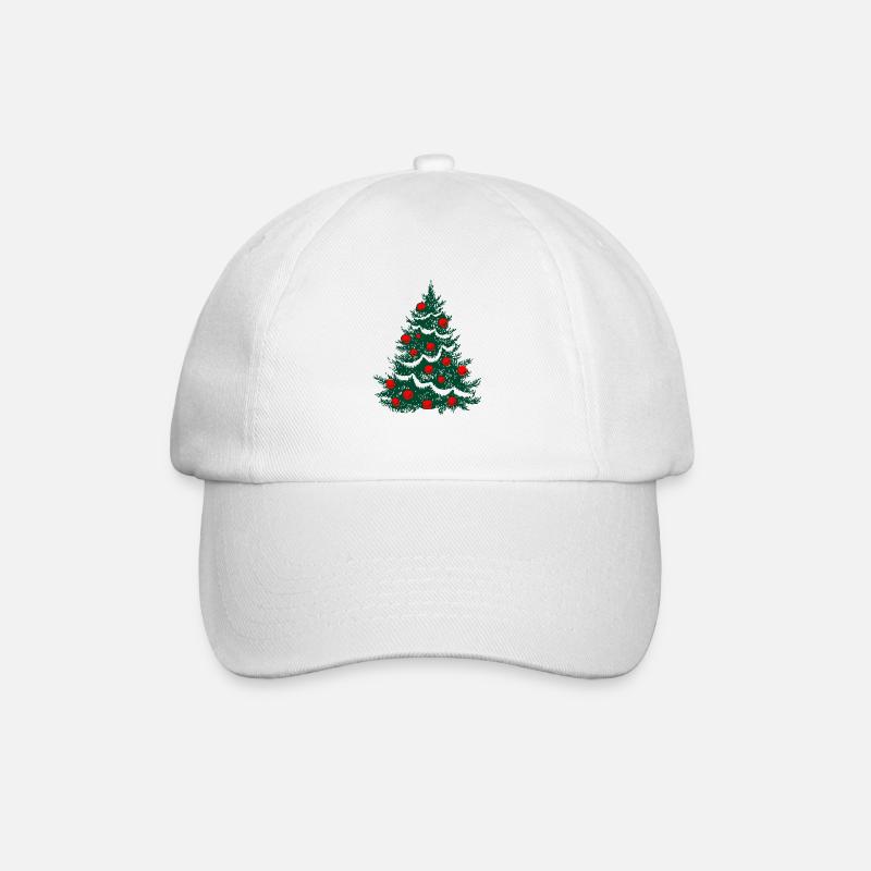 arbre de noel - Casquette classique - blanc/blanc