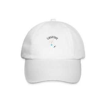 Galgo Love 4 blanc galgo - Casquette classique - blanc/blanc - Devant