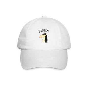 Pony Mom Falb Pony - Baseball Cap - white/white - Front