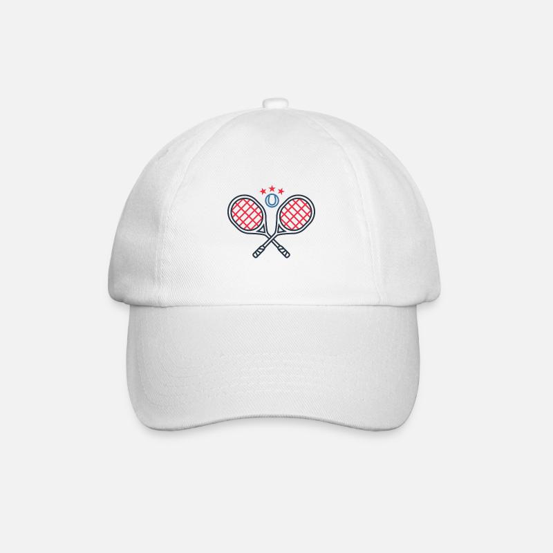 Tennis - Baseballkappe - Weiß/Weiß