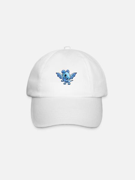 Süßer Frostdrache - Baseballkappe - Weiß/Weiß