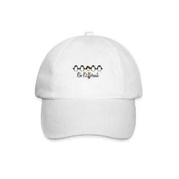be different - Baseball Cap - white/white - Front