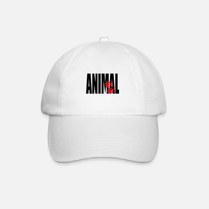 ANIMAL - das Tier in dir - Baseballkappe - Weiß/Weiß