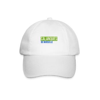 calanques de Marseille Provence paca France sud - Casquette classique - blanc/blanc - Devant