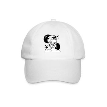 Kükenmädchen - Baseballkappe - Weiß/Weiß - Vorne