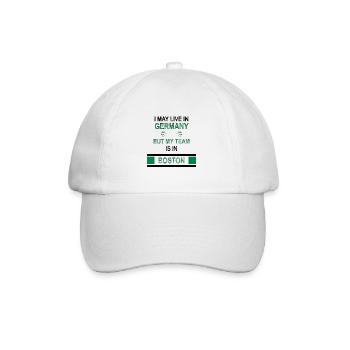 Mon équipe est à Boston | Conception des fans des Celtics - Casquette classique - blanc/blanc - Devant