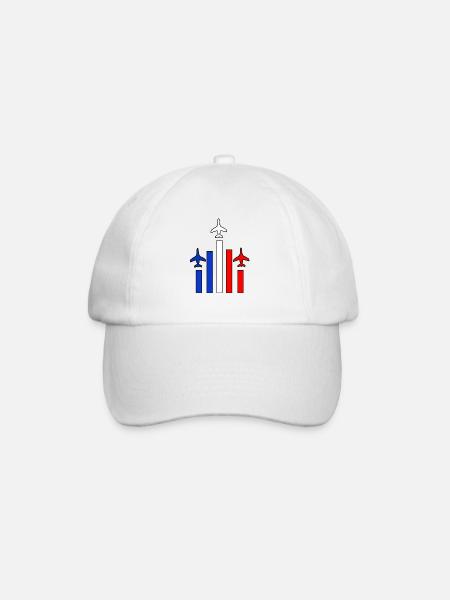 Patrouille de France meeting aérien armée de l'air - Casquette classique - blanc/blanc