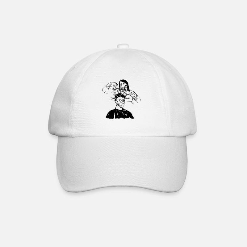 Coiffeur, coiffeur - Casquette classique - blanc/blanc