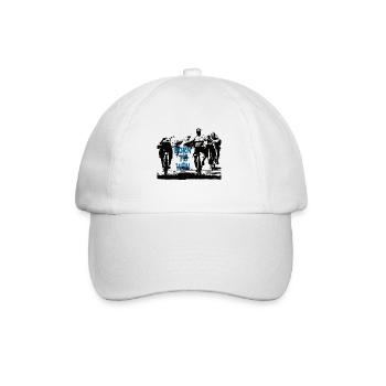 geboren um zu gewinnen 3 - Baseballkappe - Weiß/Weiß - Vorne